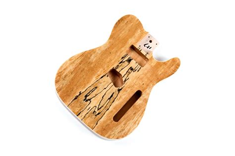 Cuerpo Telecaster De Caoba Con Tapa De Arce Espaltado Acabado Natural