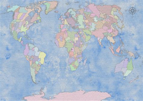 World map with random boarders 200 countries : r/imaginarymaps