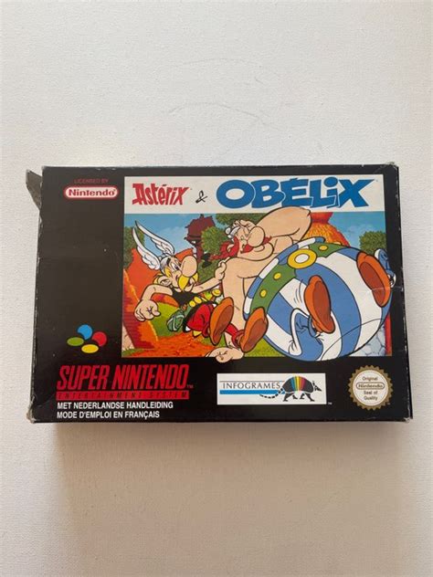 Nintendo Snes Asterix Obelix Video Game In Original Catawiki