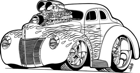 Muscle Cars Coloring Pages Free Coloring Home