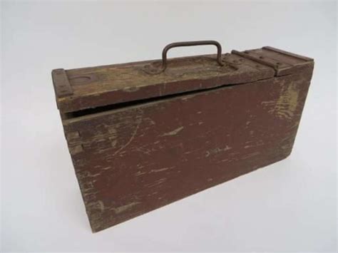 Ww1 German Maxim Machine Gun Ammunition Box In Guns And Pistols