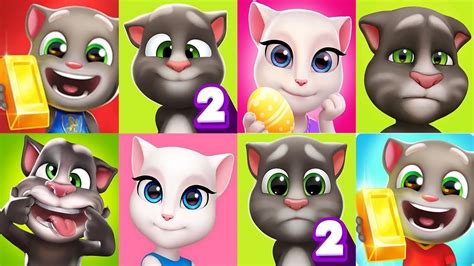 My Talking Tom Vs Talking Tom Gold Run