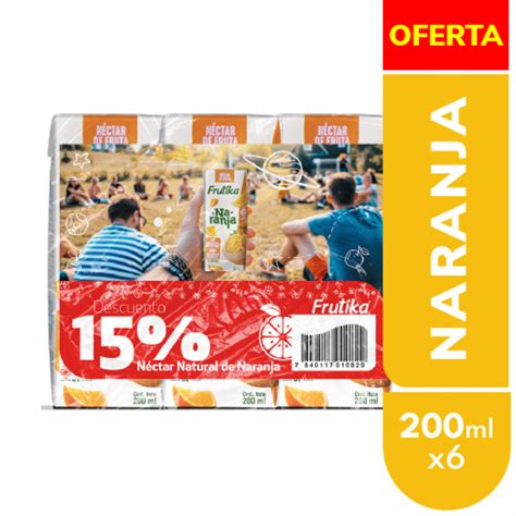 Salemmaonline Pack De Jugo De Naranja 6 X 200 Ml