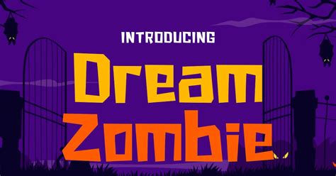 Dream Zombie - Halloween Font, Sans-Serif ft. sports & font - Envato ...