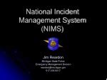 Ppt National Incident Management System Nims Update Powerpoint