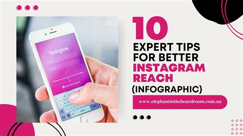 10 Expert Tips For Better Instagram Reach Infographic Elephant