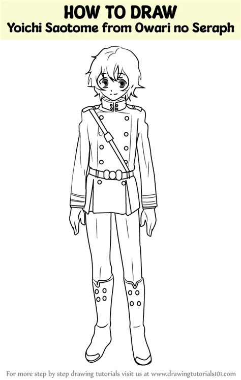 How To Draw Yoichi Saotome From Owari No Seraph Owari No Seraph Step