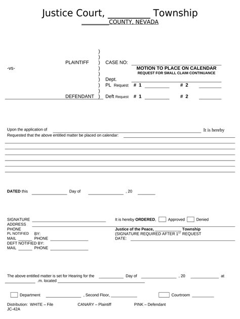 Nevada Claim Form Fill Out Sign Online Dochub