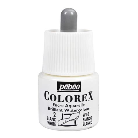 Blanc Opaque Encre Aquarelle Colorex Ml P B O