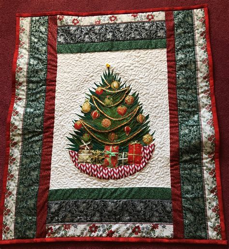 3 D Christmas Tree Wall Hanging Quilt Door Decor Christmas Etsy