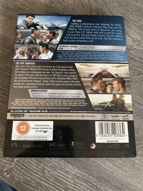 TOP GUN Maverick 2 MOVIE COLLECTION 4K ULTRA HD UHD Incl SLIPCASE 16