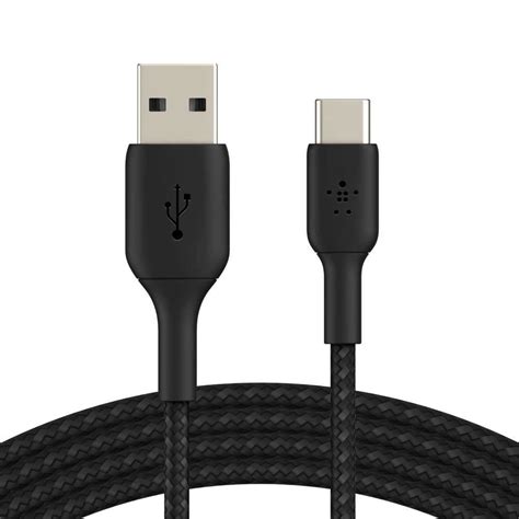 اطلب وصلة تايب سي 2 متر بيلكن BOOST CHARGE USB A to USB C Cable Braided