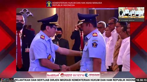 Sah Menkumham Lantik Silmy Karim Jadi Direktur Jenderal Imigrasi