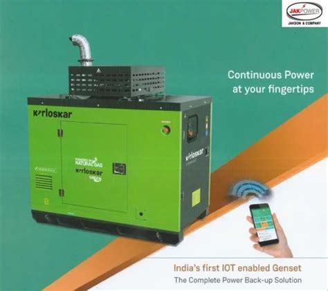 Kg1 125ws Ng1 Kirloskar Igreen Dedicated Ng Genset 125 Kva 3 Phase At