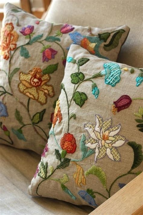 Diy Pillows Ideas Ideas For Inspiration Crewel Embroidery Hand