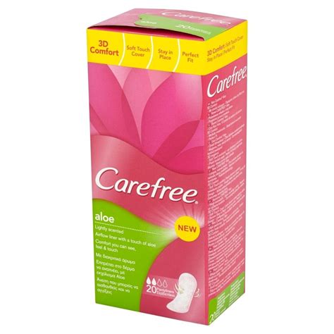 Carefree Aloe Wkładki higieniczne 20 sztuk Zakupy online z dostawą do