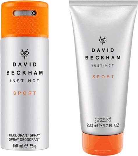 David Beckham Instinct Sport Douche Gel Ml En Deospray Ml