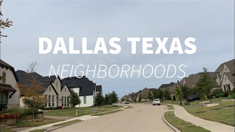 Dallas Texas Neighborhoods Prosper Frisco Youtube