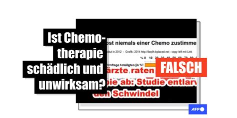 Dieses Video enthält Falschbehauptungen zu Chemotherapie Faktencheck