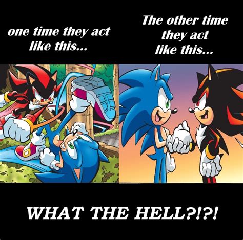 Sonic vs Shadow or Sonic friends with Shadow?? - Sonic the Hedgehog ...