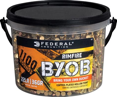 Federal Premium BYOB 22 LR 36 Grain CPHP Rimfire Ammunition Academy