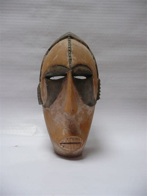 Vintage African Idoma Mask Paint And Wood Modigliani Style Etsy