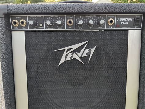 Peavey Audition Plus Late 1980s Early 1990s Black Barely Reverb