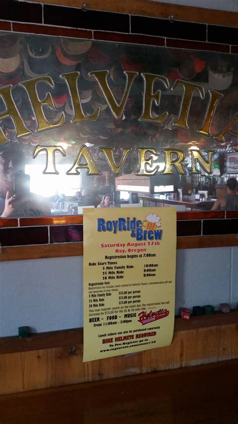 Menu at Helvetia Tavern pub & bar, Hillsboro, NW Helvetia Rd