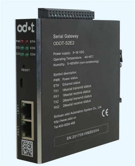 2 Ports Modbus RTU Ascii To Modbus TCP Ethernet Gateway Modbus