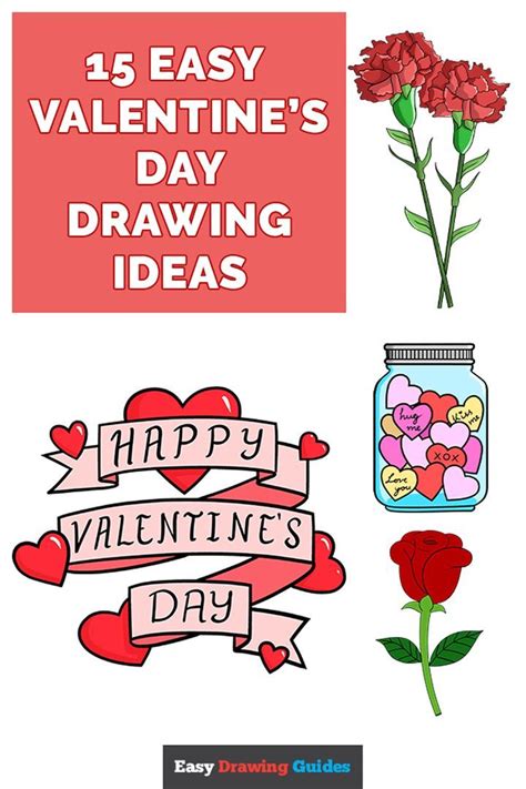 29 Easy Valentines Day Drawing Tutorials | Easy Drawing Guides ...