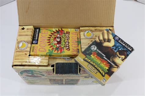 Gamecube Donkey Konga Bongos Boxed W/ Donkey Konga & Kong Jungle Beat ...