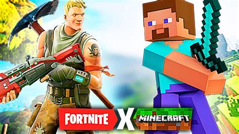 Fortnite X Minecraft Filtrado Nueva Colaboración Fortnite Battle