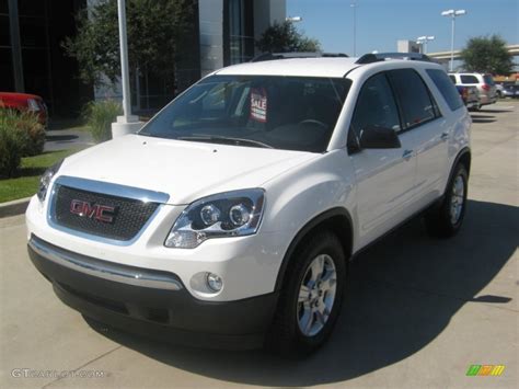 2012 Summit White Gmc Acadia Sle 53981369 Car Color Galleries