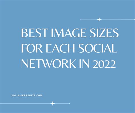 Best Image Sizes For Each Social Network In Social Web Suite