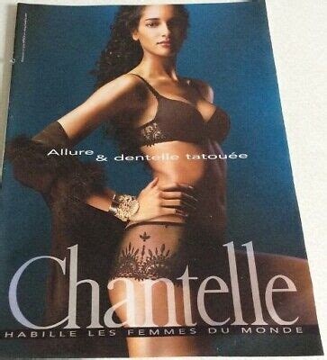 Publicit De Presse Lingerie Soutien Gorge Chantelle Ebay