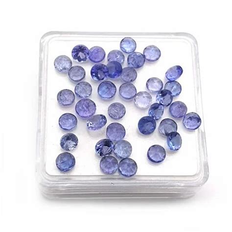 Blue Tanzanite Mix Round Cut Loose Gemstone For Jewelry Ct At Rs