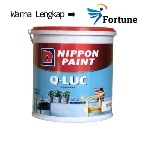 Jual CAT TEMBOK Q LUC 5 KG CAT NIPPON PAINT Shopee Indonesia