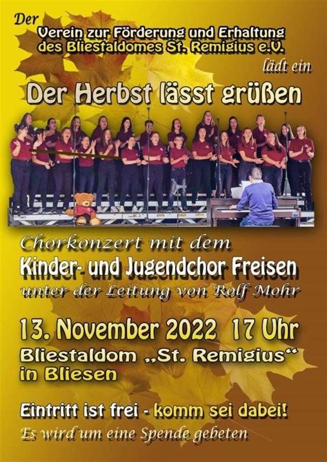 Konzert Der Herbst Lässt Grüßen Bliesen