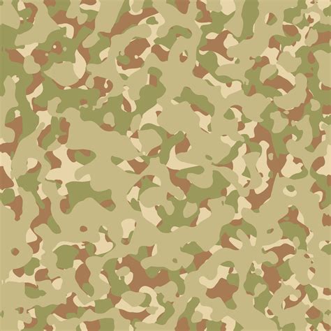 Army Camouflage Vector Seamless Pattern Texture Military Camouflage