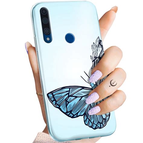 Etui Do Huawei Honor 9X Wzory Motyle Butterfly Barwne Obudowa Pokrowiec