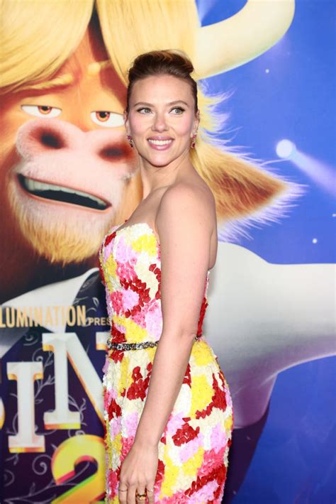 SCARLETT JOHANSSON at Sing 2 Premiere in Los Angeles 12/12/2021 ...