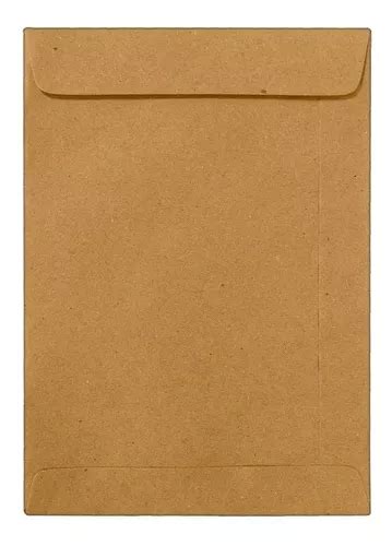 Envelope Saco Kraft Natural Kn32 229x324mm Caixa C 250 Un