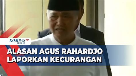 Mantan Ketua Kpk Agus Rahardjo Laporkan Dugaan Kecurangan Pemilu Ke