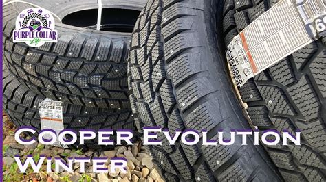 Cooper Evolution Winter Studded Tire Youtube