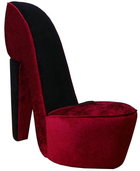 Stylish Red High Heel Shoe Chair