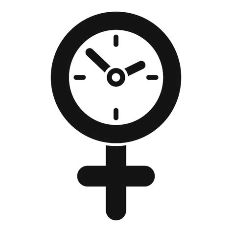 Premium Vector Female Menopause Icon Simple Vector Flash Age Cycle