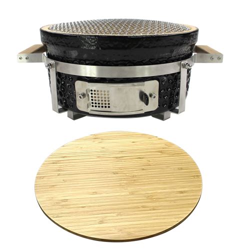 Round Hibachi Grill / Black - купить японский керамический гриль Square ...