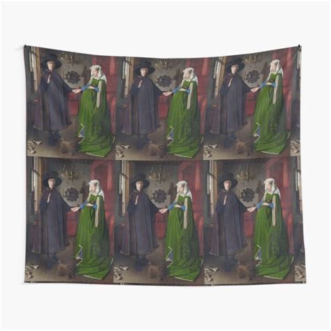 The Arnolfini Portrait Jan Van Eyck Tapestry Designed Sold By