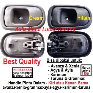 Jual Handle Handel Bukaan Pintu Dalam Avanza Xenia Gran Max Ayla Agya