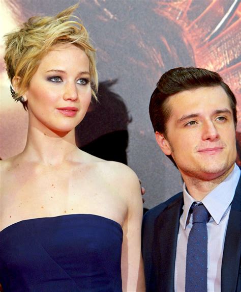 Jennifer Lawrence And Josh Hutcherson Hunger Games Cast Hunger Games